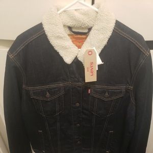 Levi’s mean Sherpa trucker jacket